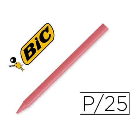 Plastidecor Lapices plastidecor unicolor rosa-11 caja con 25 lapices