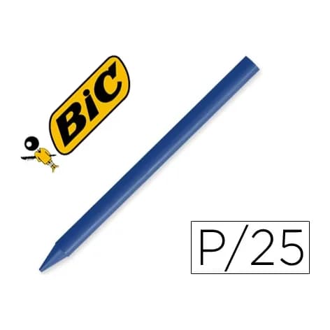 Plastidecor Lapices plastidecor unicolor azul-06 caja con 25 lapices