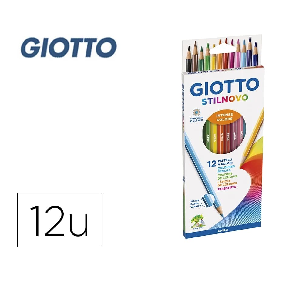 Giotto Lapices de colores giotto stilnovo 12 colores unidad