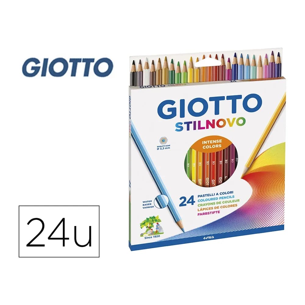 Giotto Lapices de colores giotto stilnovo 24 colores unidad