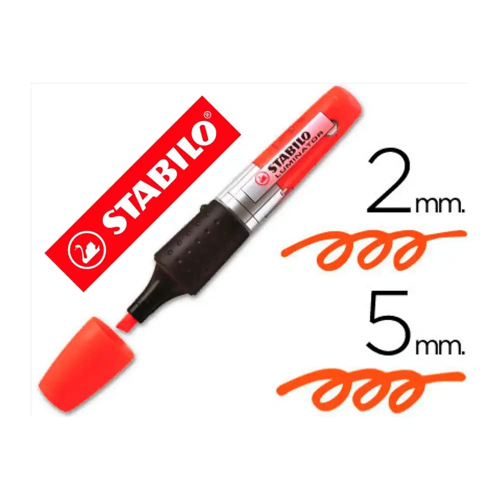 Stabilo Rotulador stabilo boss luminator naranja tinta liquida
