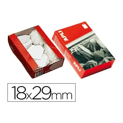 Apli Etiquetas colgantes apli 389 18x29 mm caja de 1000 unidades