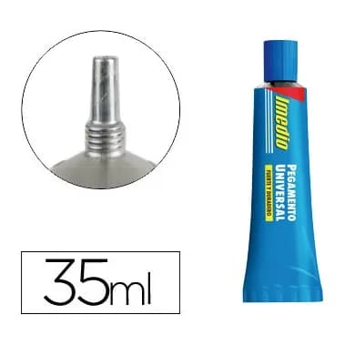 Imedio Pegamento imedio universal transparente banda azul 35 ml unidad