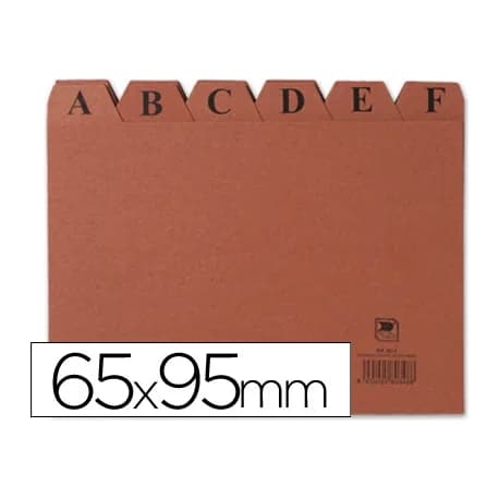 Csp Indice fichero carton nº1 65x95 mm
