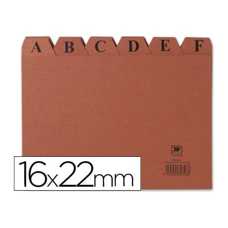 Csp Indice fichero carton nº5 160x220 mm