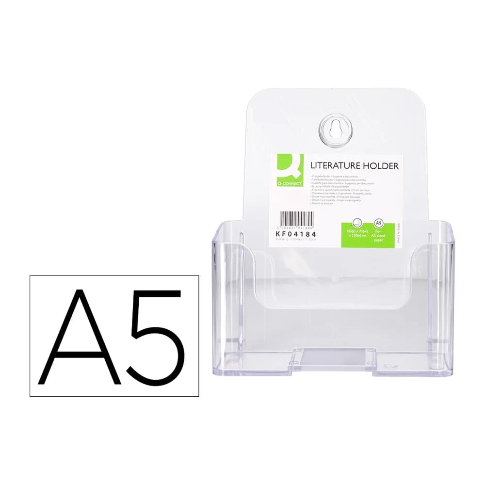 Q-connect Expositor sobremesa q-connect metacrilato din a5 ref.5754