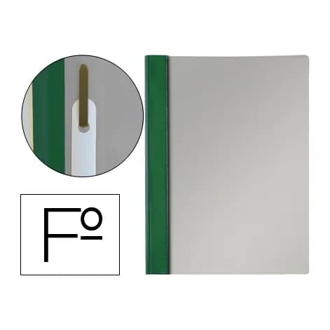 Esselte Carpeta dossier fastener pvc esselte folio verde
