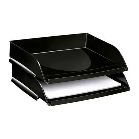 Cep Bandeja sobremesa cep plastico apaisada negro 351x260x69 mm