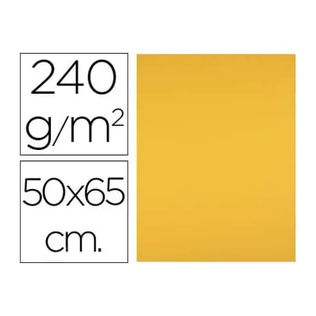 Liderpapel Cartulina liderpapel 50x65 cm 240g/m2 oro viejo paquete de 25 hojas