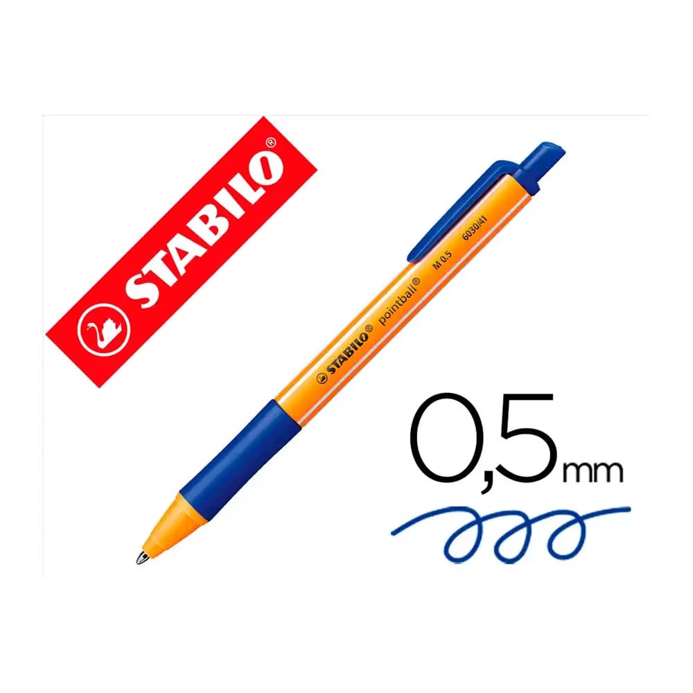 Stabilo Boligrafo stabilo pointball 0,5 mm azul
