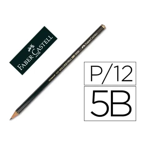 Faber castell Lapices de grafito faber 9000 5b unidad