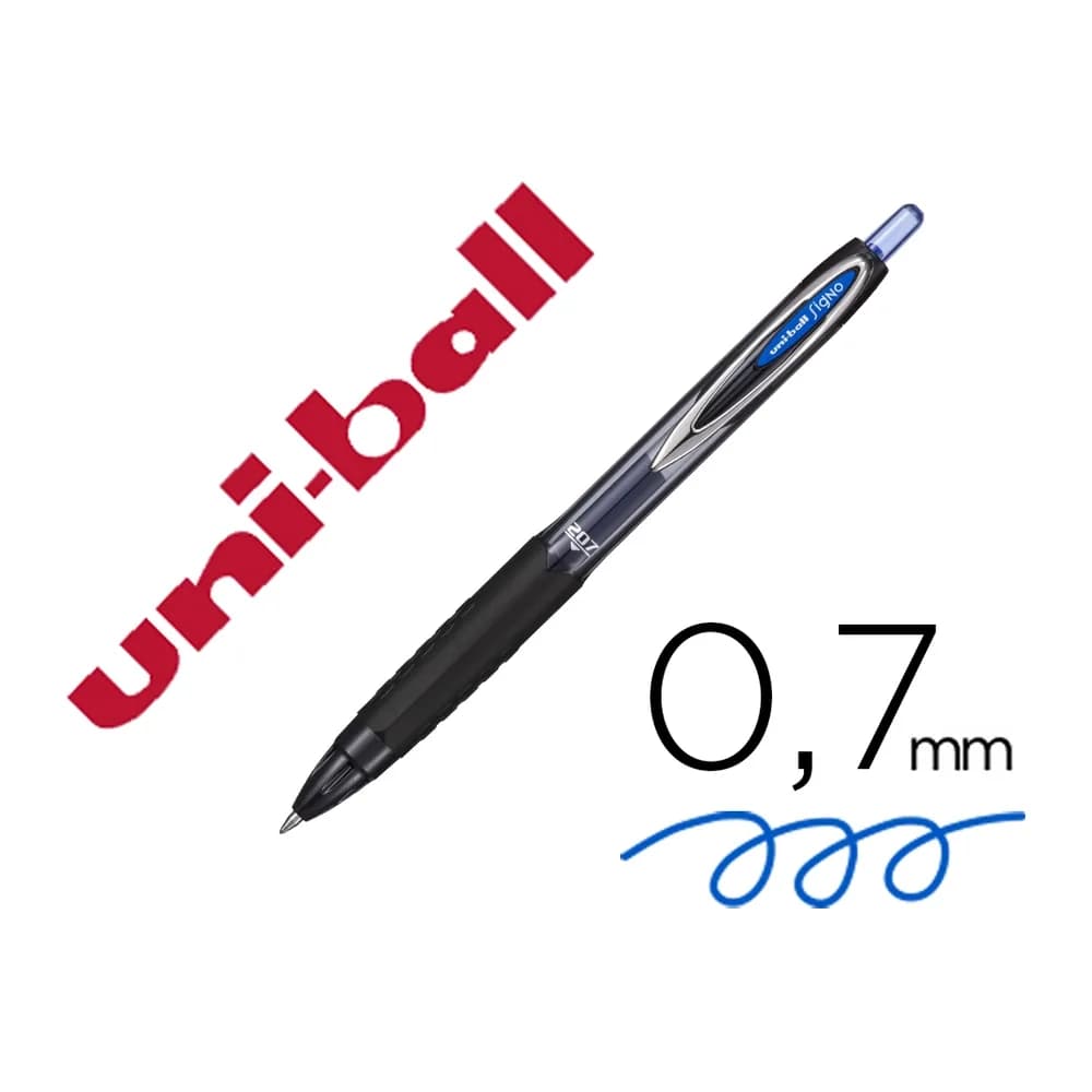 Uniball Boligrafo uni-ball signo 207e retractil 0,7 mm