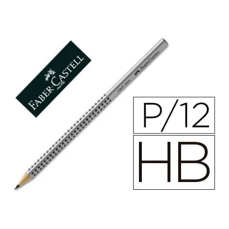 Faber castell Lapices de grafito faber grip 2001 hb unidad