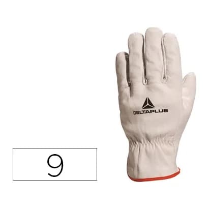 Deltaplus Guantes deltaplus piel vacuno especial para todo tipo de trabajos el mas vendido del mercado talle 9