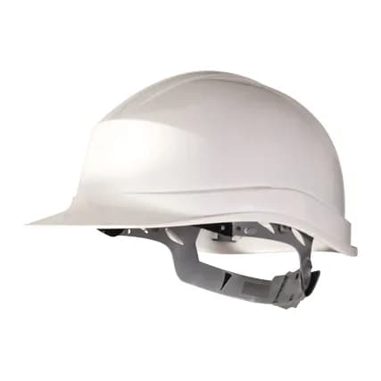 Deltaplus Casco de proteccion deltaplus polietileno especial para obra y trabajos electricos de baja tension color blanco