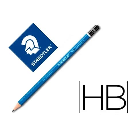 Staedtler Lapices de grafito staedtler mars lumograph 100 hb unidad