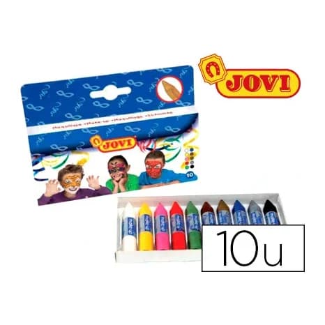 Jovi Barra maquillaje jovi caja de 10 colores surtidos