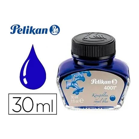 Pelikan Tinta estilografica pelikan 4001 azul real bote 30 ml