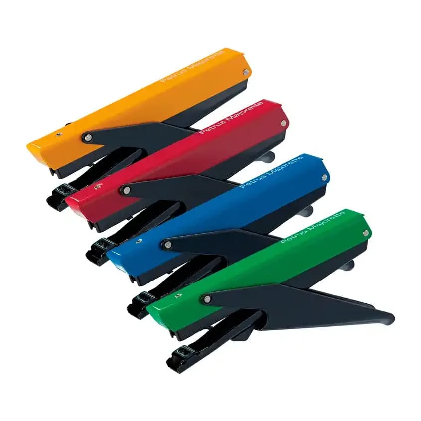 Petrus Grapadora majorette de tenaza 205-f capacidad 10 hojas surtido 4 colores