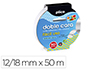 Cinta Adhesiva Plico Doble Cara Facil Uso 50 mt x 12/18 mm