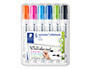 Rotulador Staedtler Lumocolor 351 para Pizarra Blanca Punta Redonda 2 mm Recargable Estuche 6 Unidades Colores