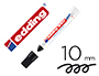 Marcador Edding Permanente 950 Pasta Opaca Negra Punta Redonda 10 mm para Superficies Oxidadas/rugosas