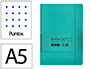 Cuaderno con Gomilla Antartik Notes Tapa Blanda A5 Hojas Puntos Turquesa 80 Hojas 80 gr Fsc