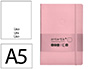 Cuaderno con Gomilla Antartik Notes Tapa Blanda A5 Hojas Lisas Rosa Pastel 80 Hojas 80 gr Fsc