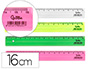 Regla Liderpapel Plastico 16 cm Cubilete con 100 Unidades Colores Surtidos