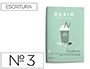 Cuaderno Rubio Caligrafia nº 3