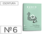 Cuaderno Rubio Caligrafia nº 6