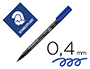 Rotulador Staedtler Lumocolor Retroproyeccion Punta de Fibra Permanente 313-3 Azul Punta Super Fina Redonda 0.4 mm