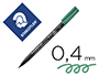 Rotulador Staedtler Lumocolor Retroproyeccion Punta de Fibra Permanente 313-5 Verde Punta Super Fina Redonda 0.4 mm