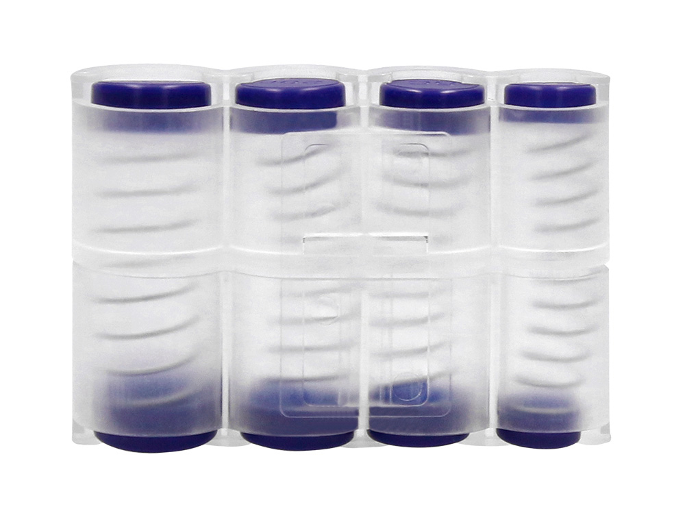 Portamonedas Q-Connect con Muelle Valido para 8 Fracciones de Euros