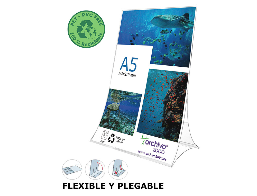 Cubilete Portalapices Cep Gama Ellypse Plastico Transparente 118x89x98 mm