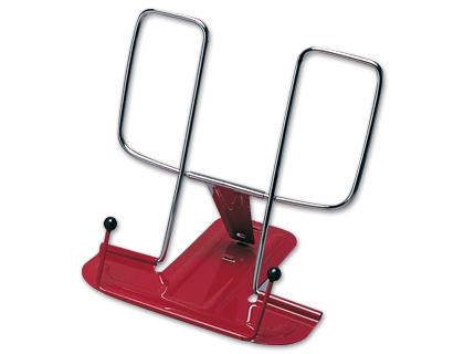 Atril Liderpapel Base Metalica Angulo Ajustable Soporte Parteposterior 195x235 mm Color Rojo