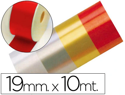 Cinta Fantasia 10 mt x 19 mm Rojo