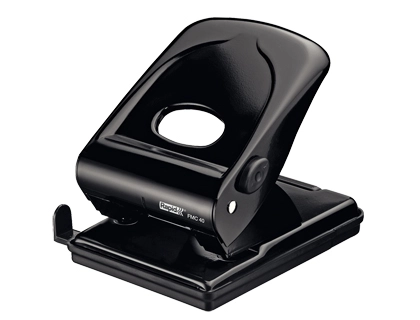 Taladrador Rapid fmc40 Metalico Color Negro Capacidad 40 Hojas