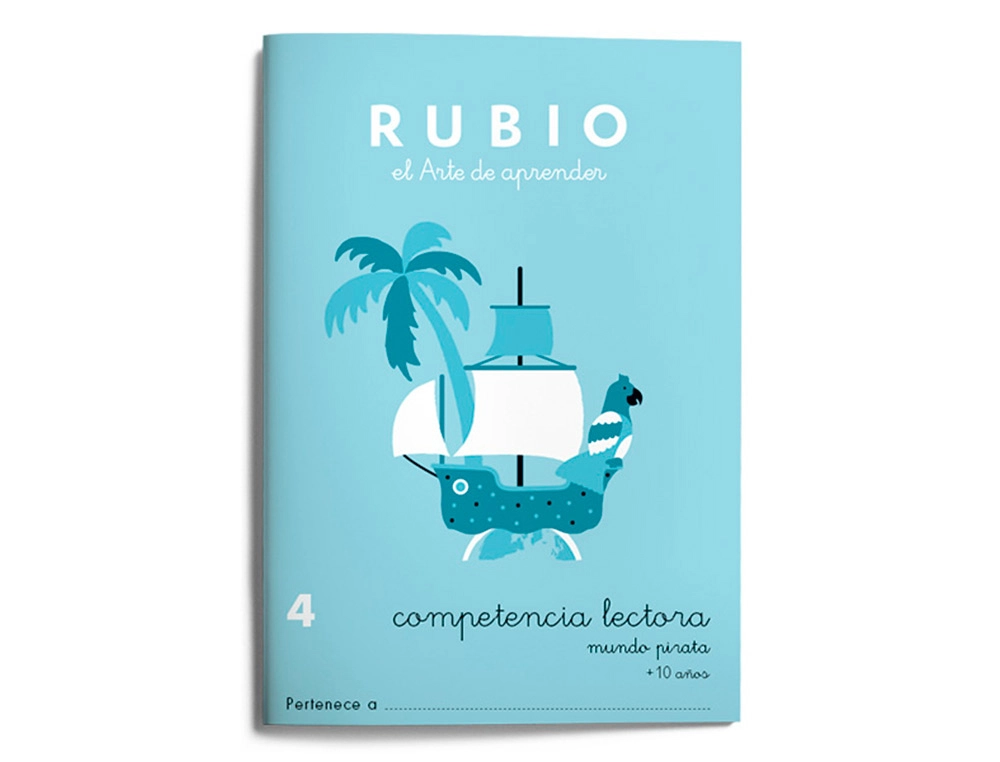 Cuaderno rubio competencia lectora 4 mundo pirata