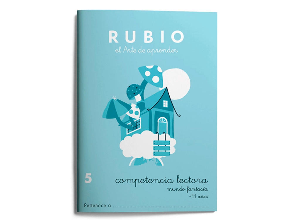 Cuaderno rubio competencia lectora 5 mundo fantasia