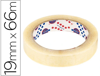 Cinta Adhesiva Eurocel 66 mt x 19 mm