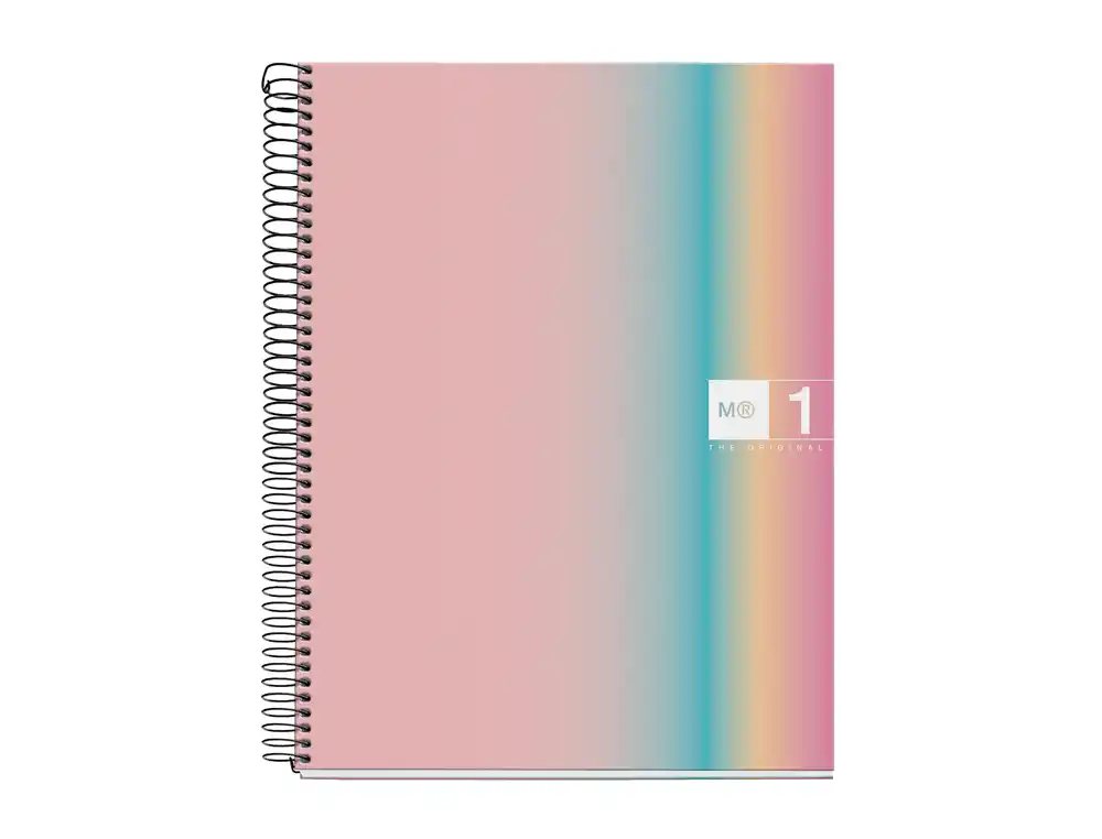 Cuaderno Espiral Miquelrius DIN A4 80 Hojas 90 gr Cuadro 5 mm Tapa Forrada Aurora West