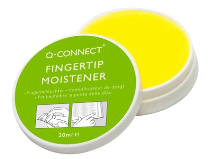 Humedecedor de Dedos Q-Connect para Pasar Paginas y Contar Billetes Envase de 20 ml