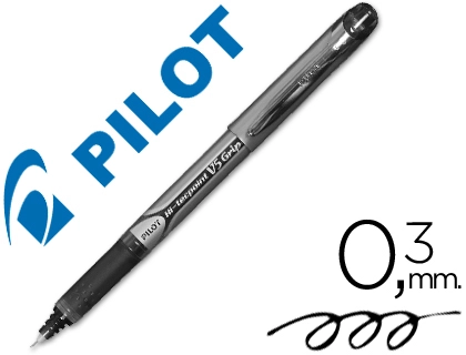 Rotulador Pilot Punta Aguja V-5 Grip Negro 0.5 mm