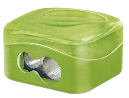 Sacapuntas M+r Metalico 2 Usos con Deposito Colores Surtidos