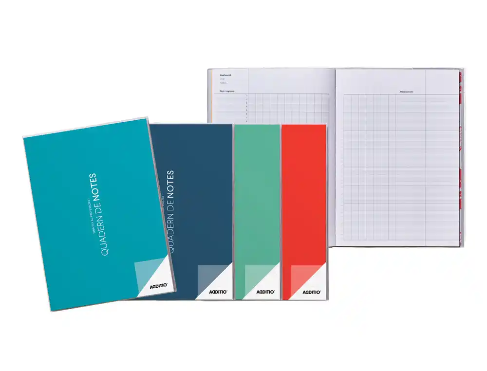 Cuaderno de Notas Catalan Additio DIN A5 Evaluacion Continua