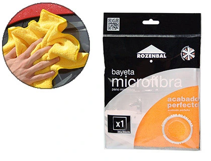 Bayeta Microfibra Acabado Perfecto 36x36 cm