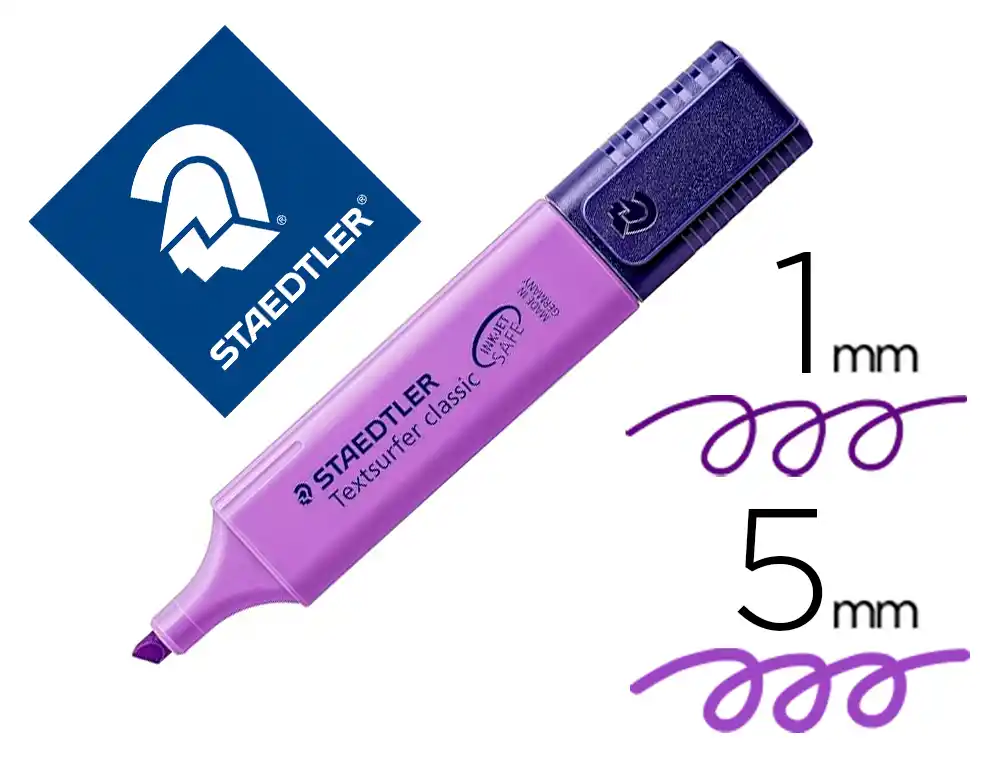 Rotulador Staedtler Textsurfer Classic 364 Fluorescente Violeta