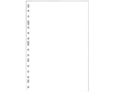 Recambio Multifin 3005 Folio Natural Liso Blanco 50 Hojas 215x310 mm