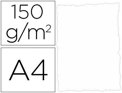 Papel Pergamino DIN A4 Troquelado 150 gr Color Parchment Blanco Paquete de 25 Hojas